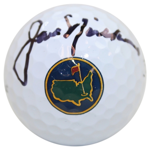 Jack Nicklaus Signed 2020 Titleist Masters Berckmans Logo Golf Ball JSA ALOA