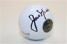 Jack Nicklaus Signed 2020 Titleist Masters Berckmans Logo Golf Ball JSA ALOA