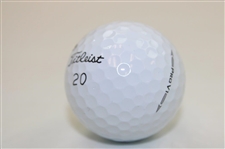 Jack Nicklaus Signed 2020 Titleist Masters Berckmans Logo Golf Ball JSA ALOA