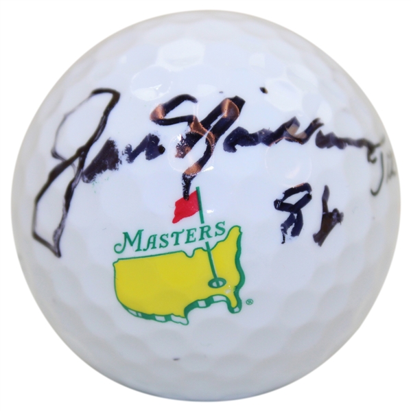 Jack Nicklaus Signed Titleist Masters Logo Golf Ball w/86 JSA ALOA