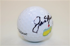 Jack Nicklaus Signed Titleist Masters Logo Golf Ball w/'86' JSA ALOA