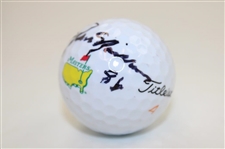 Jack Nicklaus Signed Titleist Masters Logo Golf Ball w/'86' JSA ALOA