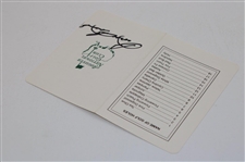 Sam Snead Signed Augusta National Golf Club Scorecard JSA ALOA