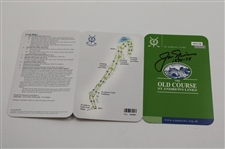 Jack Nicklaus Signed St. Andrews Old Course Scorecard w/Years Won JSA ALOA