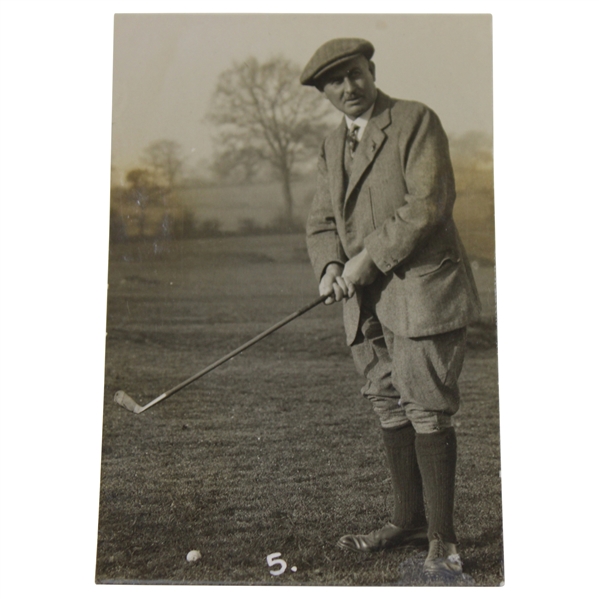 Harry Vardon Original B&W Photo 