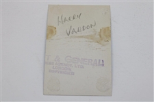 Harry Vardon Original B&W Photo 