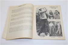 1947 Ryder Cup at Portland Golf Club Official Program - USA 11-1 Win
