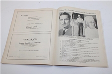 1947 Ryder Cup at Portland Golf Club Official Program - USA 11-1 Win