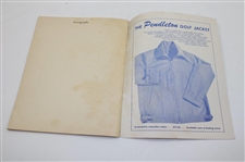 1947 Ryder Cup at Portland Golf Club Official Program - USA 11-1 Win