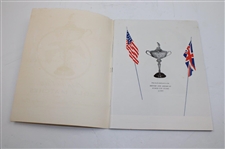 1955 Ryder Cup Golf Matches at Thunderbird Ranch & Country Club Official Program