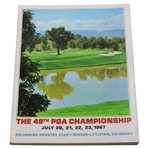 1967 PGA Championship at Columbine CC Official Program - Don January Winner