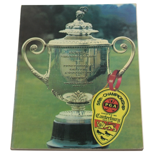 1973 PGA Championship at Canterbury Golf Club Official Program - Jack Nicklaus Winner