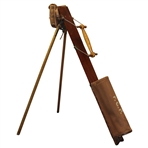 c.1890s Bussey Patent Expert Stand Up Caddy Wood Club Carrier Stand