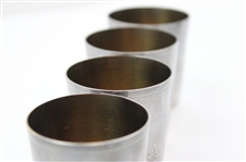 Golf Themed Silver Plate Nesting Cups w/Original Case - Includes Hagen's Roadster
