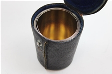 Golf Themed Silver Plate Nesting Cups w/Original Case - Includes Hagen's Roadster