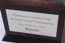 Pinehurst Golf Club Member-Guest Tournament Putter Boy Flight Winner Trophy - 2010