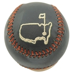 Masters Tournament Logo Green Links & Kings Leather Baseball w/Stand & Original Cloth Bag