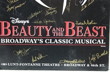 Cast Signed Disney's 'Beauty and the Beast' Broadway's Classic Musical Poster 