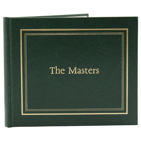 1991 The Masters Book by Frank Christian & Signed by Christian