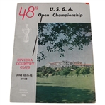 1948 US Open Championship at Riviera CC Program - Ben Hogan’s 1st Open