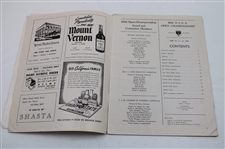 1948 US Open Championship at Riviera CC Program - Ben Hogan’s 1st Open