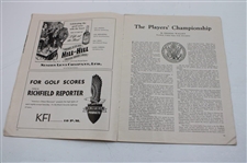 1948 US Open Championship at Riviera CC Program - Ben Hogan’s 1st Open