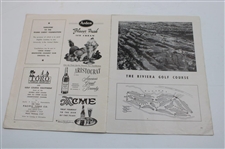 1948 US Open Championship at Riviera CC Program - Ben Hogan’s 1st Open