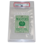 1982 Masters Tournament Series Badge #05952 PSA NM-MT 8