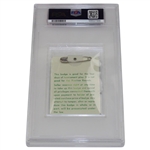 1982 Masters Tournament Series Badge #05952 PSA NM-MT 8