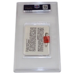 1993 Masters Tournament Series Badge #A05188 PSA VG-EX 4