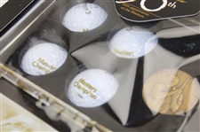 Arnold Palmer 50th Masters Callaway Collectors Box w/2011 Golf Balls & The Players Essentials Accessories