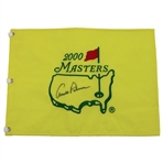 Arnold Palmer Signed 2000 Masters Tournament Embroidered Flag JSA ALOA