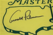 Arnold Palmer Signed 2003 Masters Tournament Embroidered Flag JSA ALOA