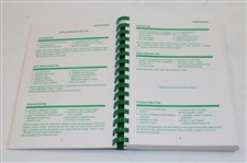 1977 'Tea Time At The Masters' Recipe Book