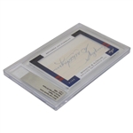 2012 Leaf Sports Icons Walter Hagen World Golf HoF 1 of 1 Cut Signature Card BGS