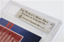 2012 Leaf Sports Icons Walter Hagen World Golf HoF 1 of 1 Cut Signature Card BGS