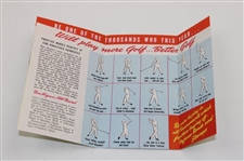 1942 Ben Hogan 'Long Drives Down The Fairway' Sport Mart MacGregor Club Advertising Brochure - Rare