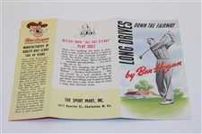 1942 Ben Hogan 'Long Drives Down The Fairway' Sport Mart MacGregor Club Advertising Brochure - Rare