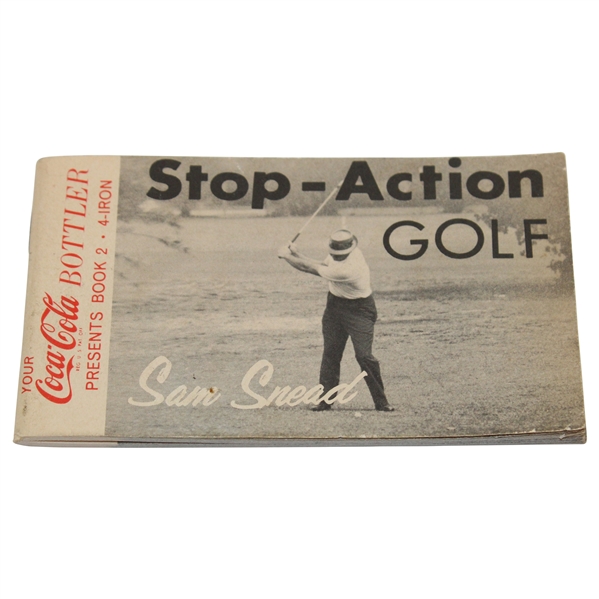 Coca-Cola Sam Snead Stop Action Golf Flip Book