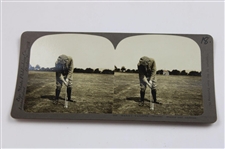 Four (4) Vintage Harry Vardon Bay State Publishing Golf Stereocards #388, #401, #521 & #527