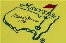 Mark O'Meara Signed Undated Masters Embroidered Flag w/'1998' JSA ALOA