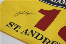 Jack Nicklaus Signed 2000 The Open at St Andrews Yellow Flag JSA ALOA