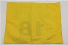 Jack Nicklaus Signed 2000 The Open at St Andrews Yellow Flag JSA ALOA