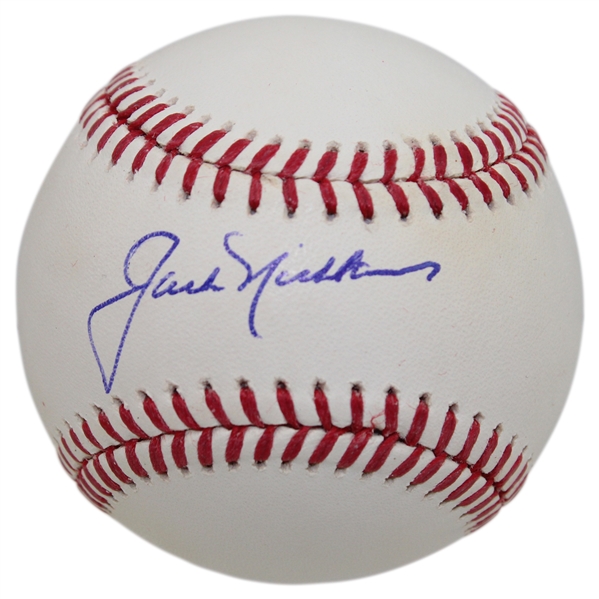 Jack Nicklaus Signed Rawlings Baseball JSA ALOA