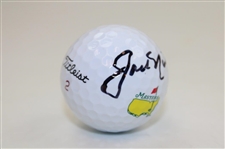 Jack Nicklaus Signed Masters Logo Golf Ball JSA ALOA