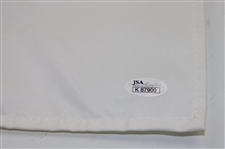 Rory McIlroy Signed 2012 PGA at Kiawah The Ocean Course Embroidered White Flag JSA #K87900