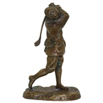 1899 Harry Vardon Bronze Hal Ludlow Elkington & Co. Statue