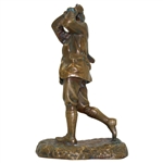 1899 Harry Vardon Bronze Hal Ludlow Elkington & Co. Statue
