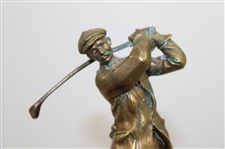 1899 Harry Vardon Bronze Hal Ludlow Elkington & Co. Statue