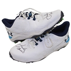 Jordan Spieth Signed Used Underarmor Hovr Shoes Used at 2025 Genesis Invitational JSA ALOA